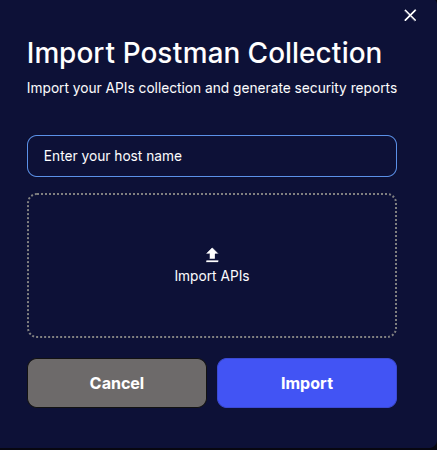Import Postman Collection