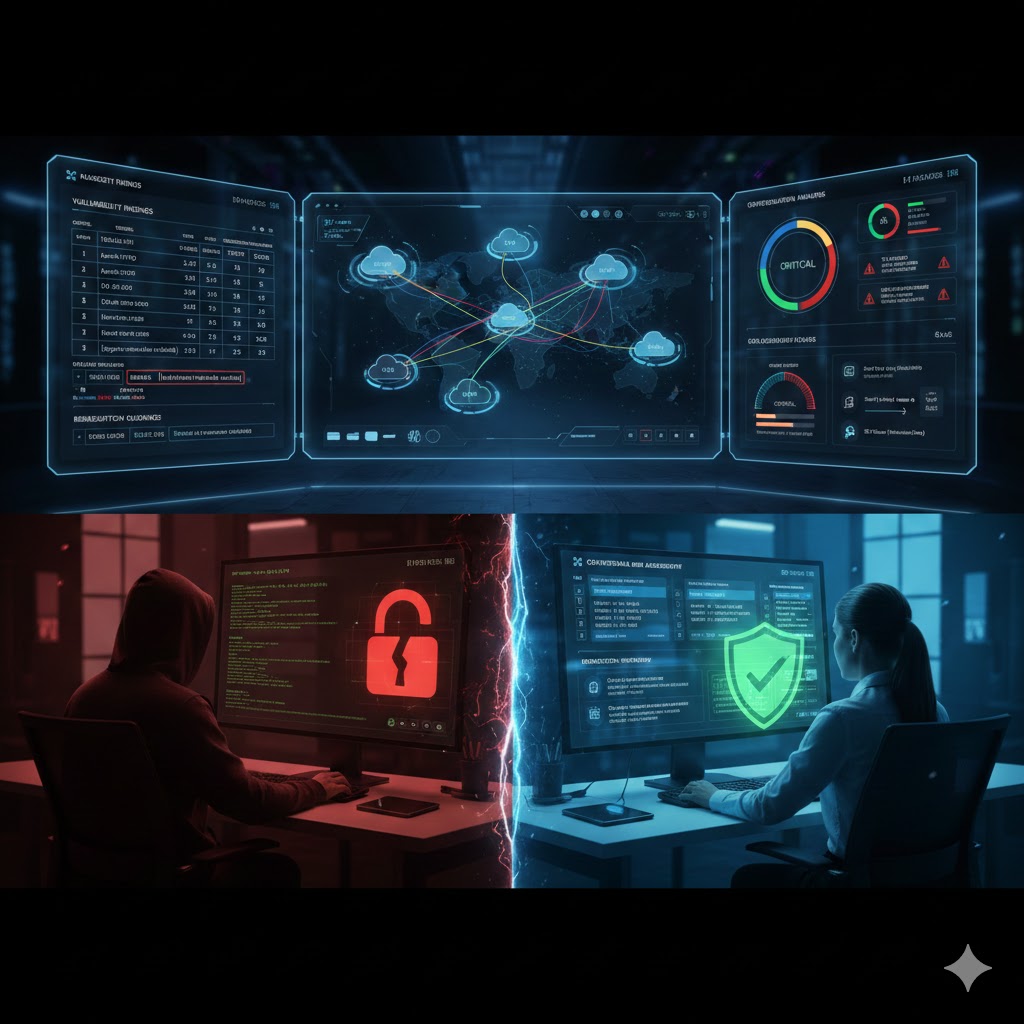 CVE Vulnerability Dashboard with CVSS Scoring, Contextual Risk Assessment and Remediation Guidance