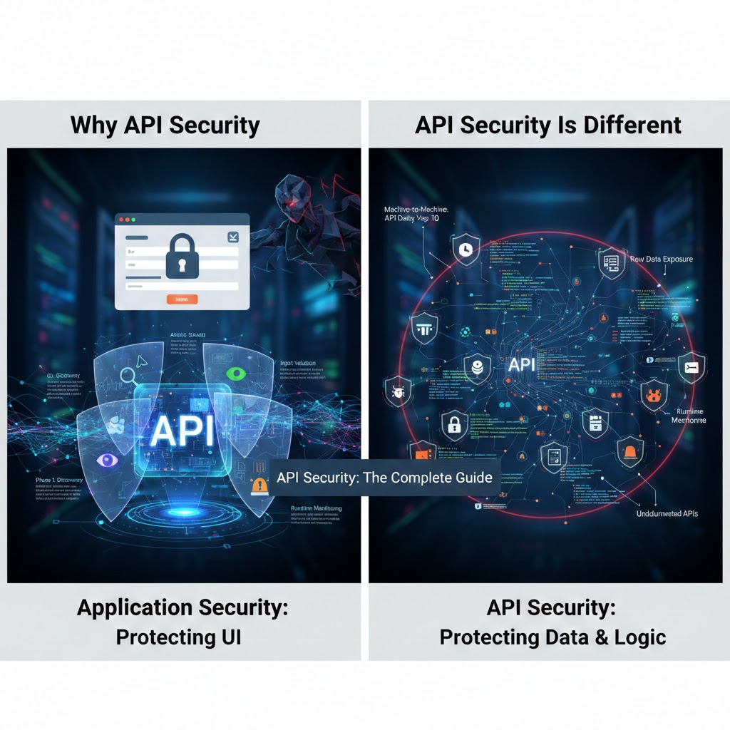Why API Security Is Different - Application Security Protects UI, API Security Protects Data & Logic
