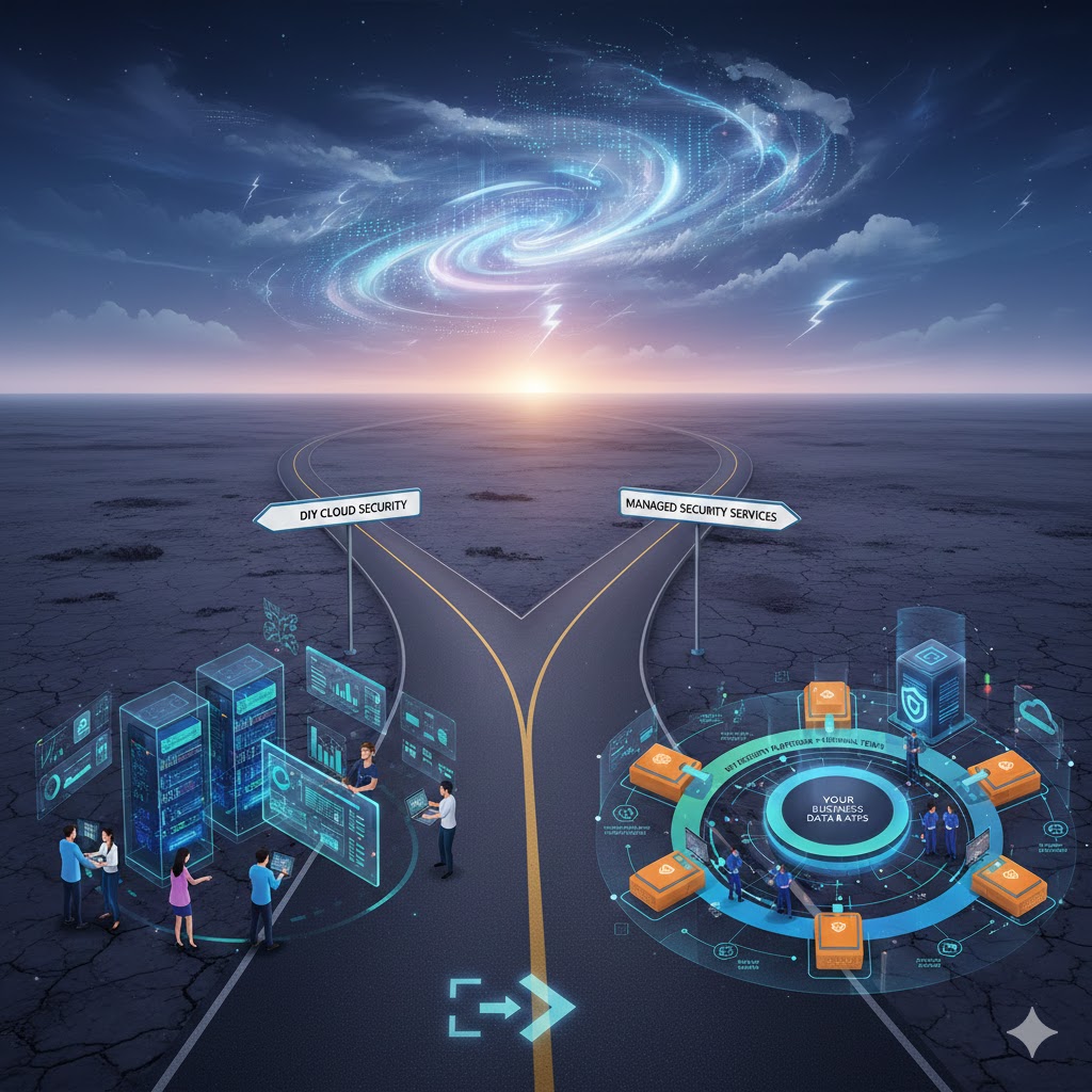 DIY Cloud Security vs. Managed Security Services - The Fork in the Road