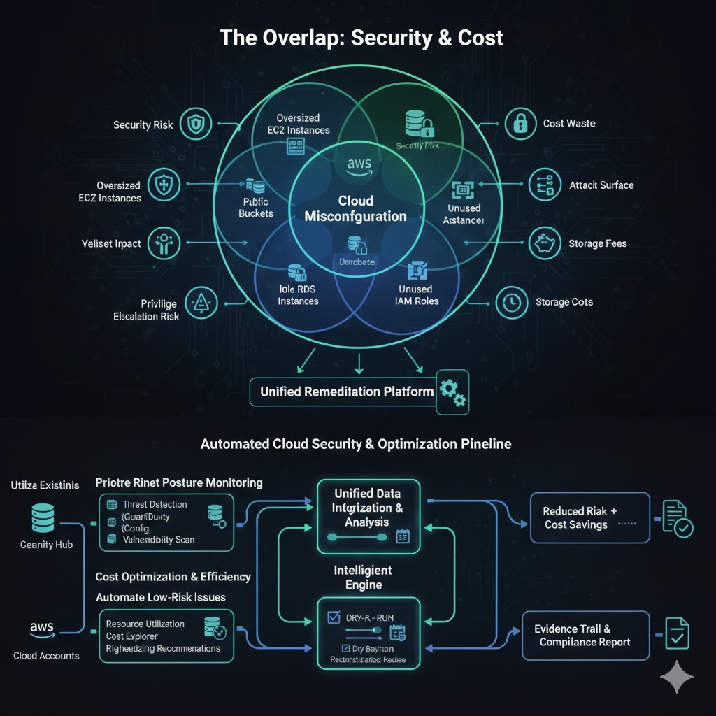 The Overlap: Security & Cost and Automated Cloud Security & Optimization Pipeline