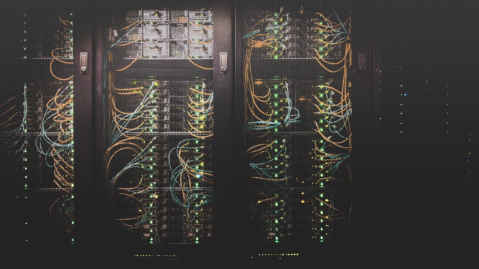 Dense network cabling representing the depth of an AI supply chain